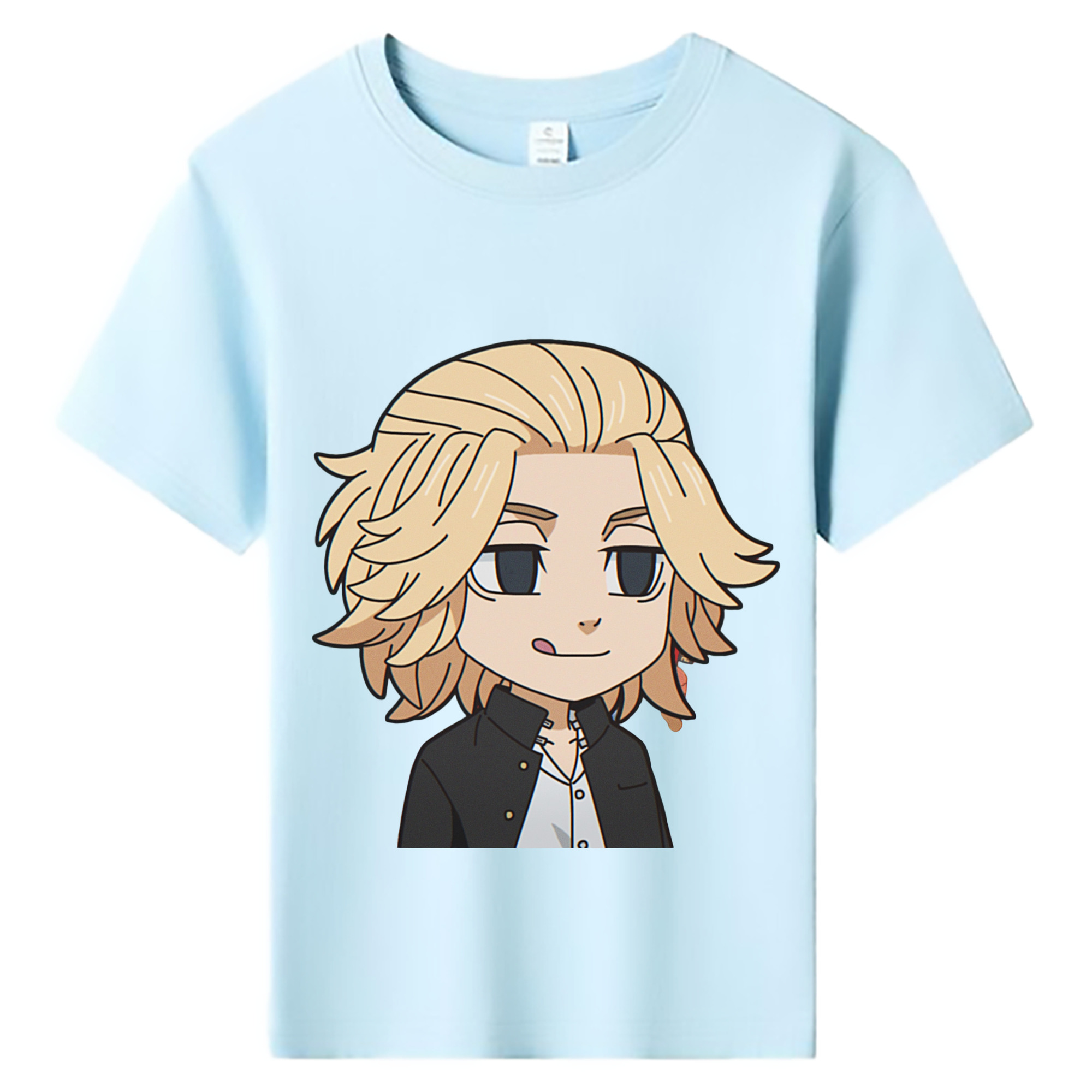 （画像用） 東京リベンジャーズ Tokyo Revengers 綿100％キッズTシャツ（フロントプリント）